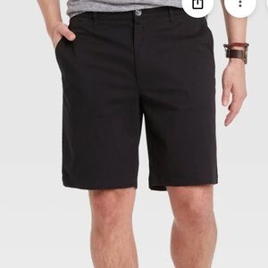 Goodfellow & Co Men's Black Flat Front Shorts